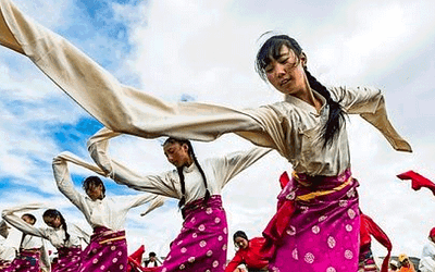 Tibetan dance course གླིང་བྲོ་